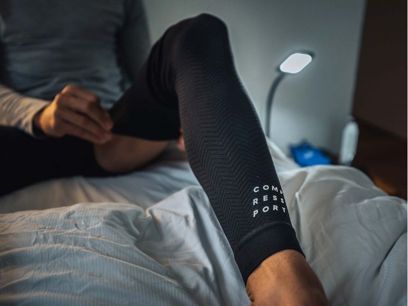 FULL LEGS COMPRESSION LEG SLEEVES BLACK